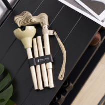 Merry Stick 自立式人體工學 Self-Standing Ergonomic Folding 香檳金 左手用 手杖