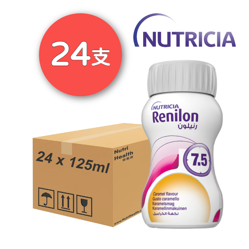 Renilon 腎宜康 7.5 洗腎人士專用 焦糖味 24支 箱