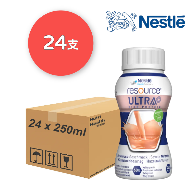 RESOURCE ULTRA+ 榛子味 力源素倍營PLUS 200ml 24支