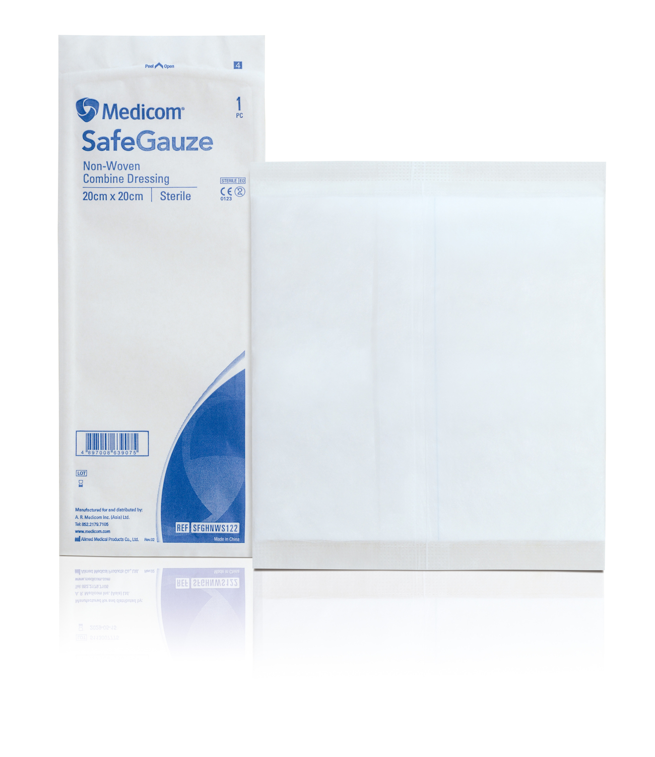 Medicom SafeGauze 消毒無紡紗布 20x20cm (10片)