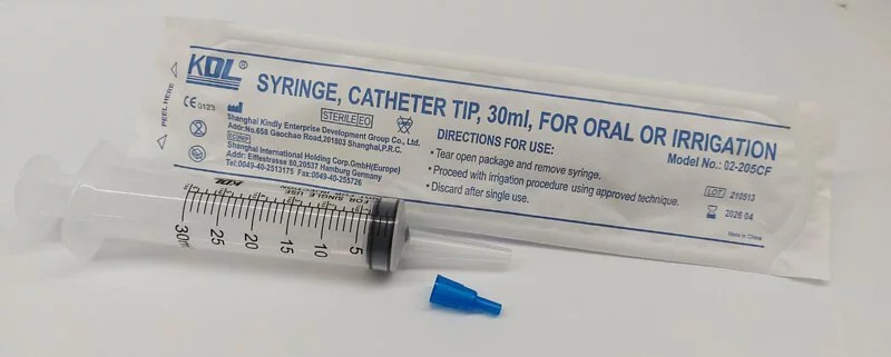 KDL 長咀針筒30ml 盒裝:30支