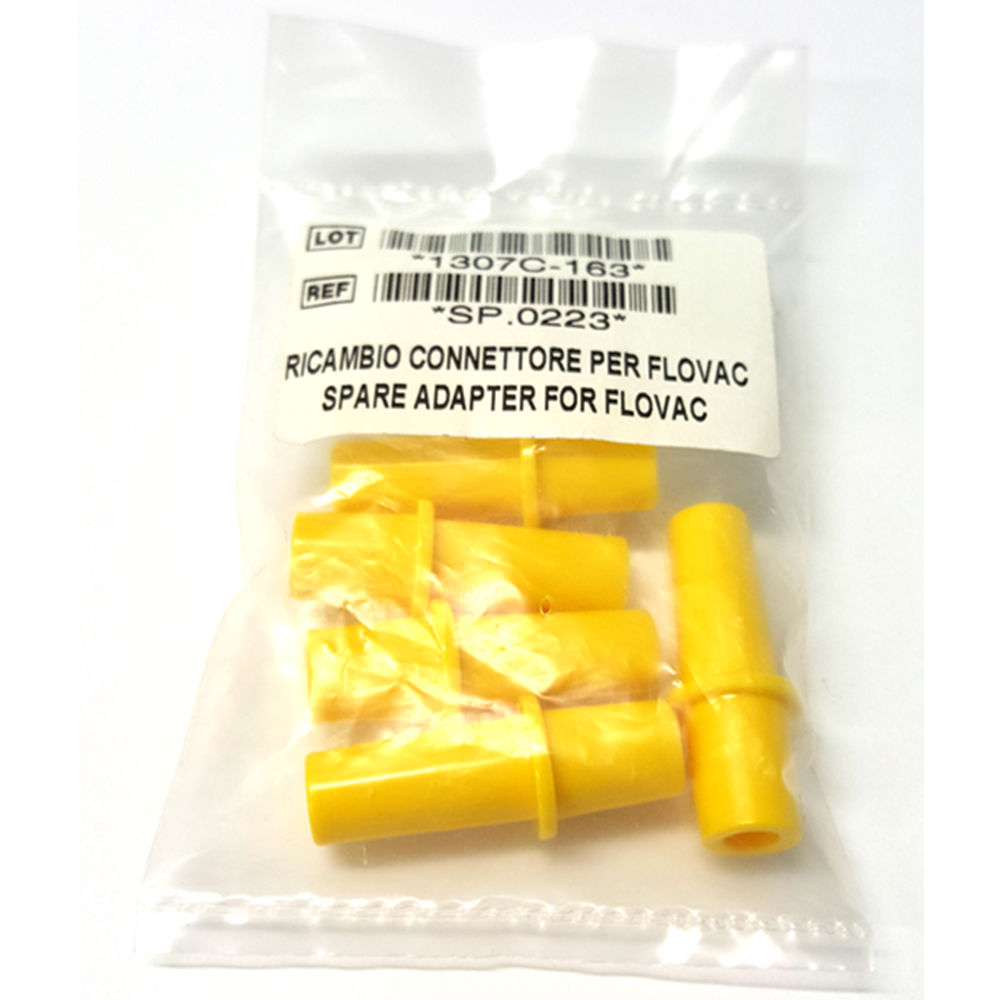 黃色接駁器 5個 包 配合Flovac 1000ml一次性儲痰袋使用 適用於 Ca-mi 抽痰機