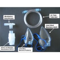 Hi-Flo 霧化器配件 內有:成人及小童呼吸面罩、吸嘴、鼻嘴、喉管、藥杯 適用於 Ca-mi Miko 霧化器