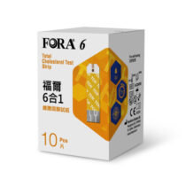 FORA 福爾6合1血糖機 - 膽固醇試紙 10張