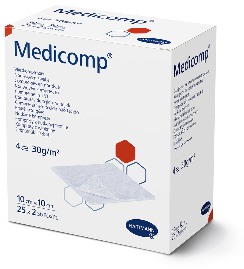 Hartmann Medicomp 消毒無紡紗布 10x10cm