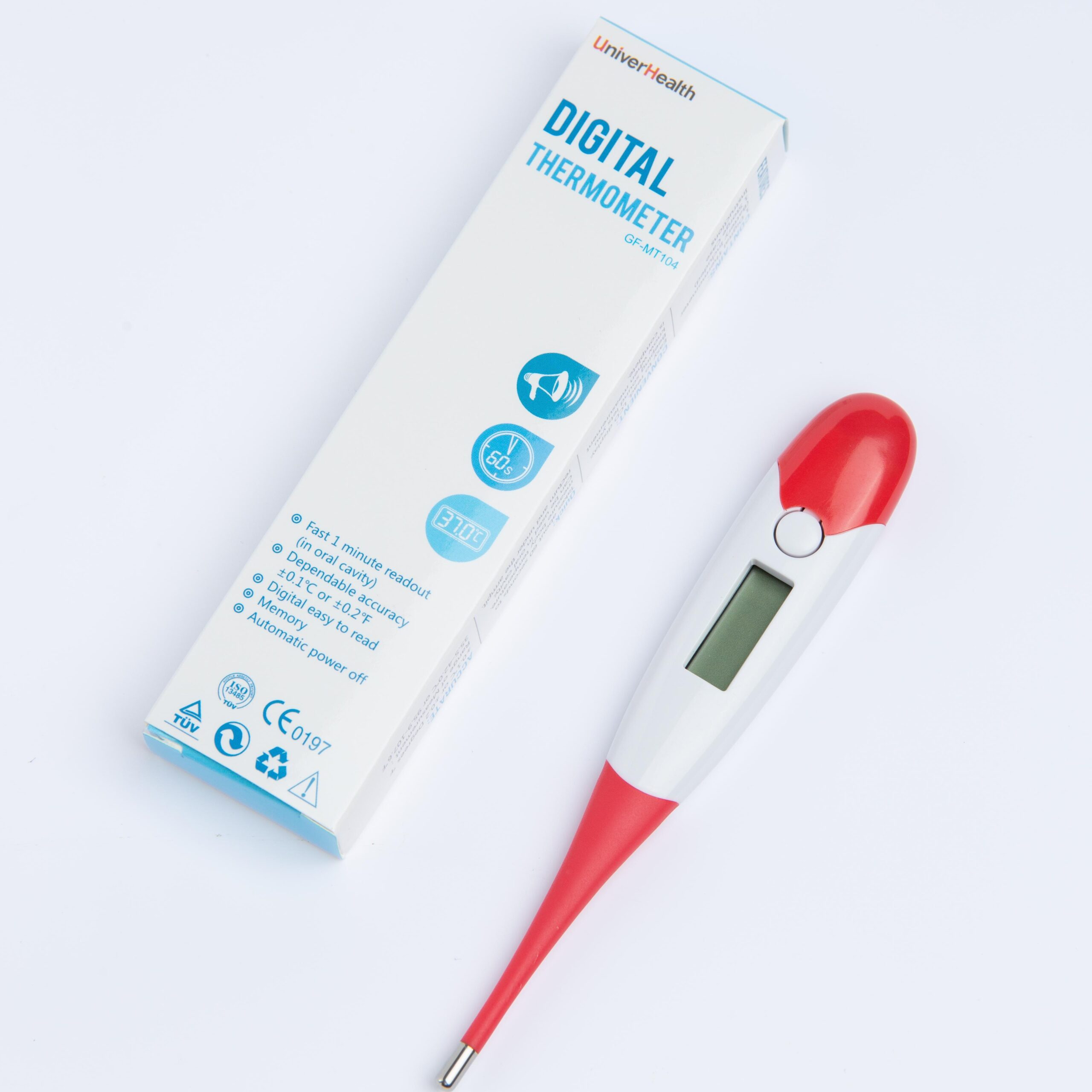UniverHealth 電子探熱器 軟頭體溫計 可彎曲 MT-508 - Image 3