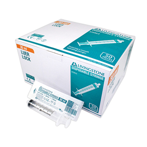 澳洲 Livingstone Luer Lock 螺絲咀針筒 30ml 盒裝:50支 - Image 2