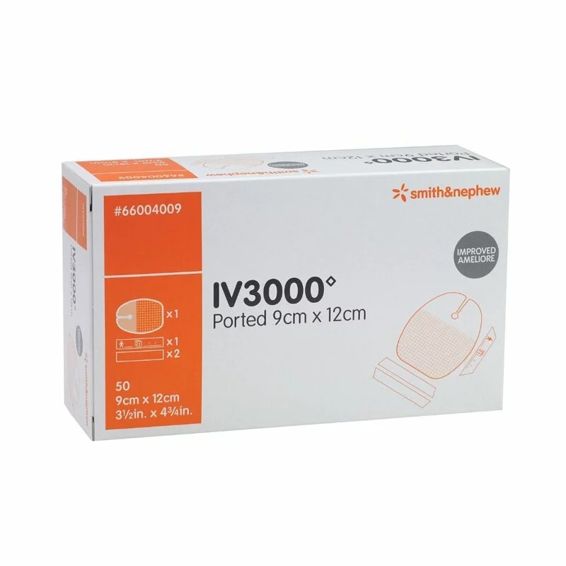 Smith & Nephew 施樂輝 IV 3000 透明薄膜敷料 9 x 12cm 50片