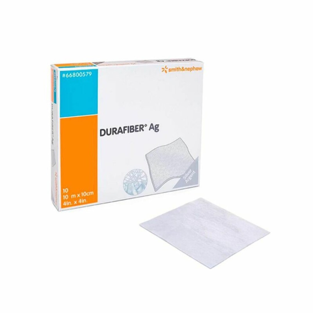 Smith & Nephew 施樂輝 Durafiber Ag 高吸水凝膠纖維銀敷料 5cm x 5cm 10片