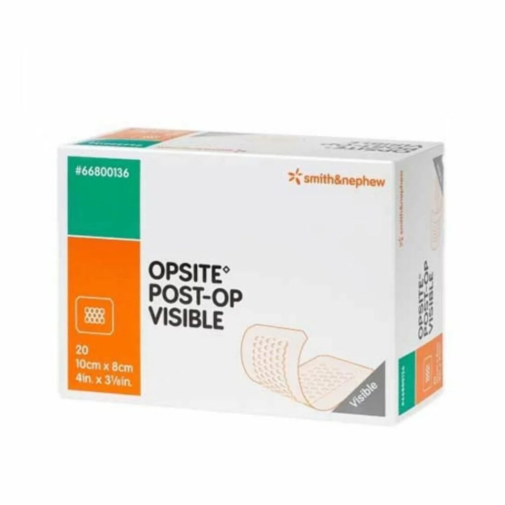 Smith & Nephew 施樂輝 薄膜膠布 OpSite Post-Op Visible 10 x 8cm 20片