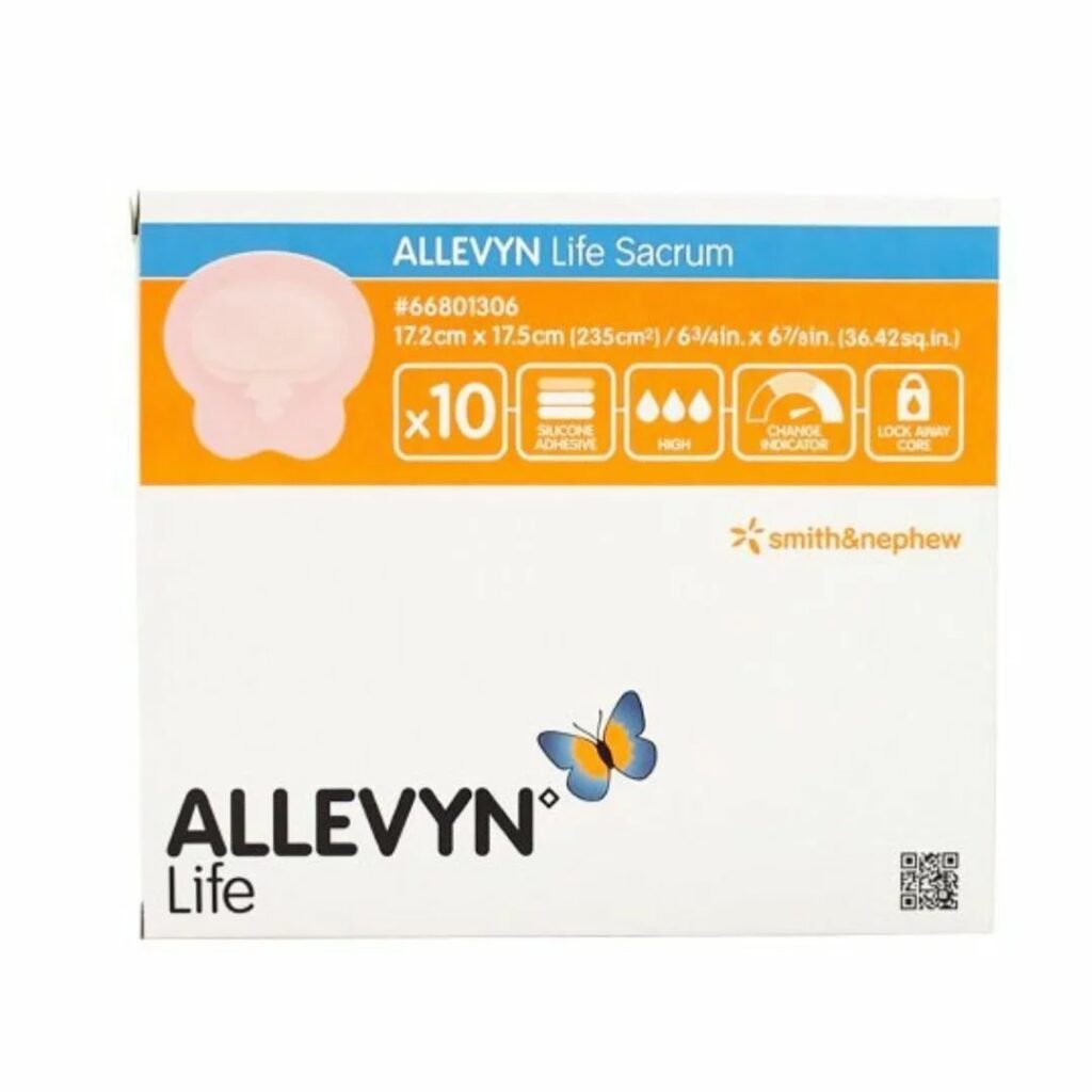 Smith & Nephew 施樂輝 Allevyn Life 海綿敷料17.2 x 17.5cm 10片 66801306