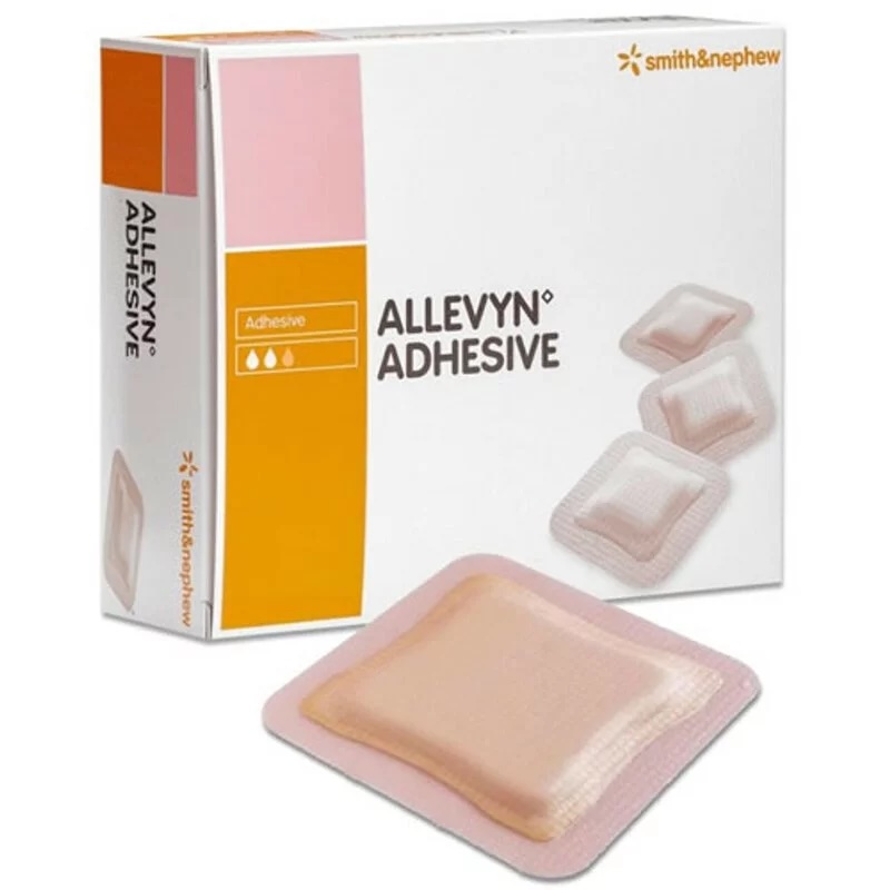 Smith & Nephew 施樂輝 Allevyn Ag 海綿敷料 黏貼 非黏貼 12.5cm x 12.5cm 黏貼式10片 66800078