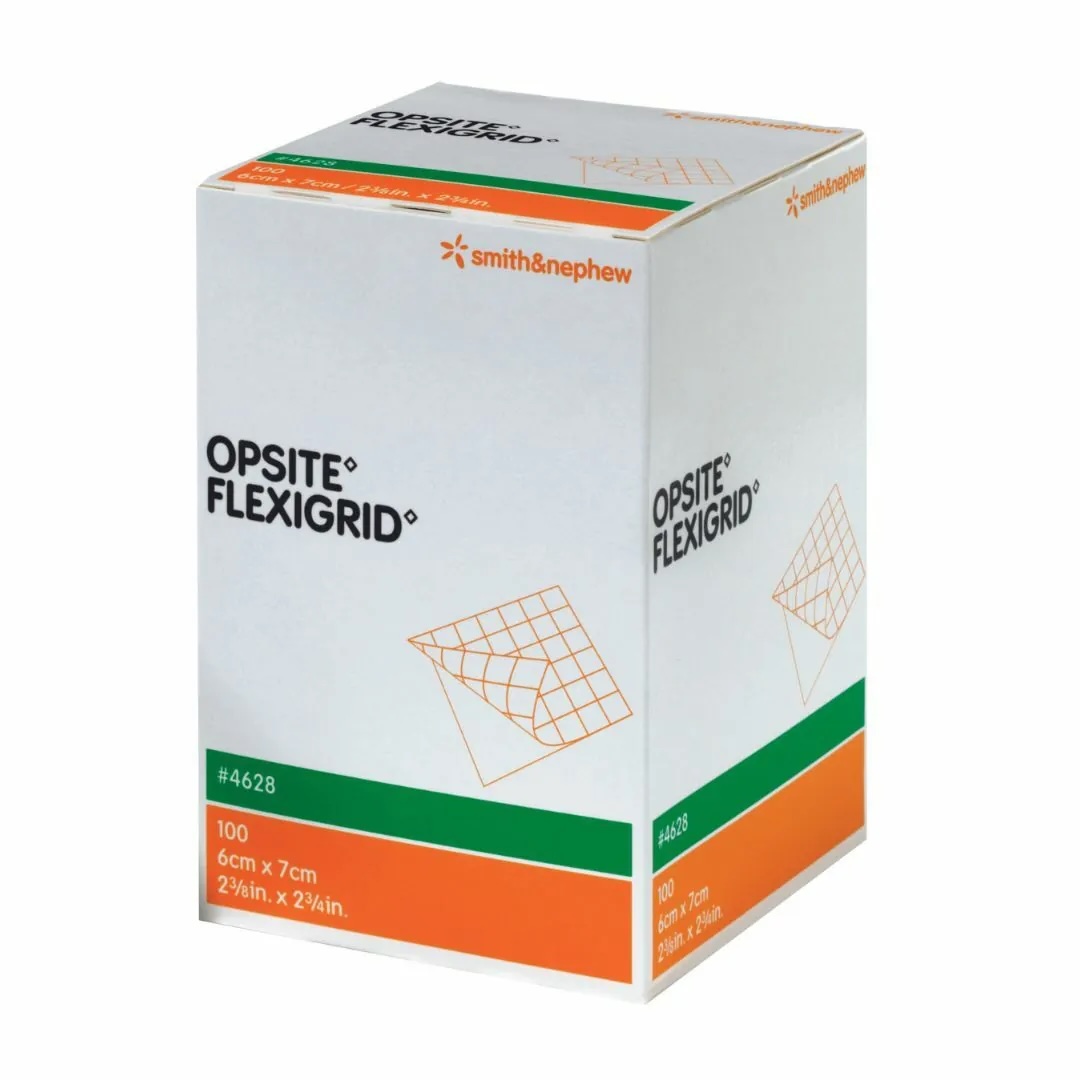 Smith & Nephew 施樂輝 OpSite FlexiGrid 透明薄膜膠布 6 x 7cm 100片 964628T
