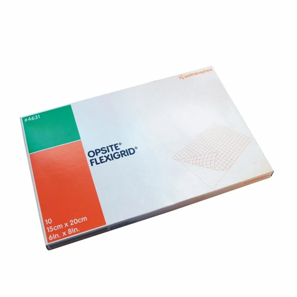 Smith & Nephew 施樂輝 OpSite FlexiGrid 透明薄膜膠布 15 x 20cm 10片 4631