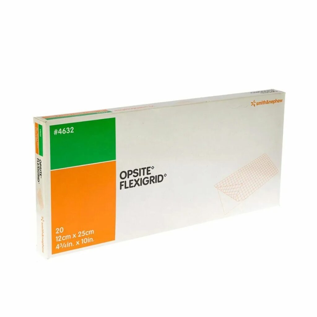 Smith & Nephew 施樂輝 OpSite FlexiGrid 透明薄膜膠布 12 x 25cm 20片 4632