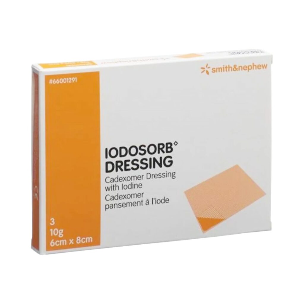 Smith & Nephew 施樂輝 Iodosorb Iodine Dressing 粘貼敷料 6cm x 8cm 66001291