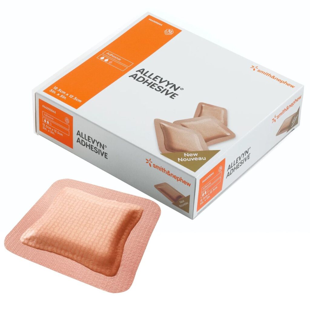 Smith & Nephew 施樂輝 吸水性海綿敷料 Allevyn Adhesive 12.5 x 12.5cm 10片 66000044