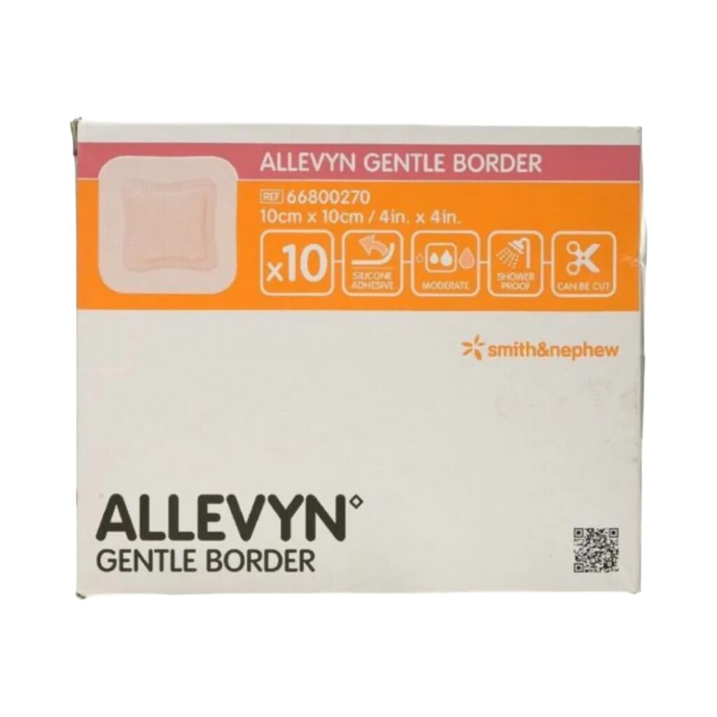 Smith & Nephew 施樂輝 海綿敷料 Allevyn Gentle Border 10 x 10cm 10片 66800270