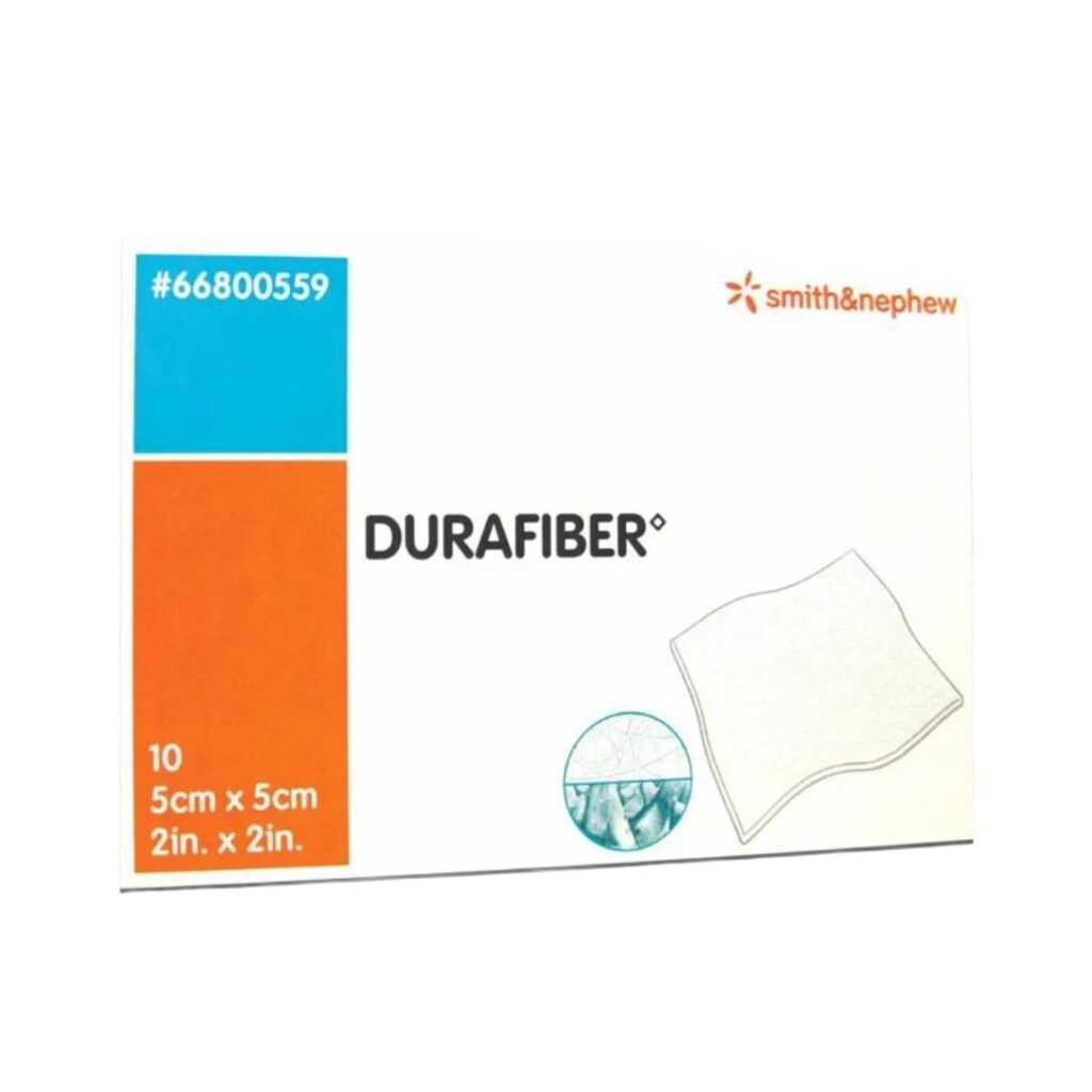 Smith & Nephew 施樂輝 高吸水凝膠纖維敷料 Durafiber 5cm x 5cm 10片