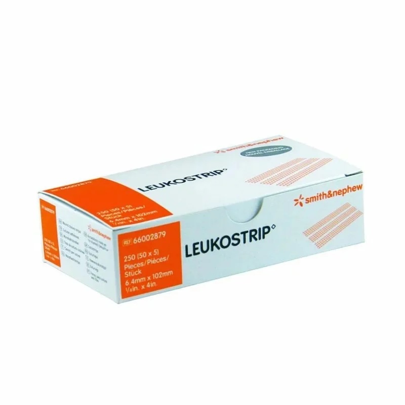 Smith & Nephew 施樂輝 免縫膠布 Leukostrip 102 x 6.4mm 每包5條 每盒50包 66002879
