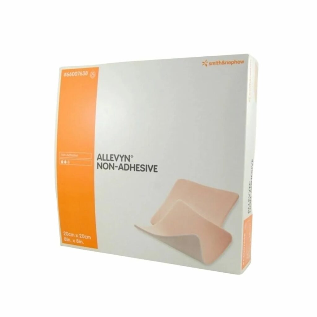 Smith & Nephew 施樂輝 Allevyn Hydrocellular 非黏貼吸水性海棉敷料 20 x 20cm 10片 66007638