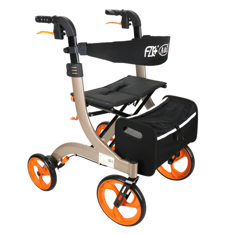 富士康 FSK 折疊站立手動助行車 Foldable Stand-up Manual Walker 鋁合金車架 前輪萬向輪 助行用品 Mobility Aid
