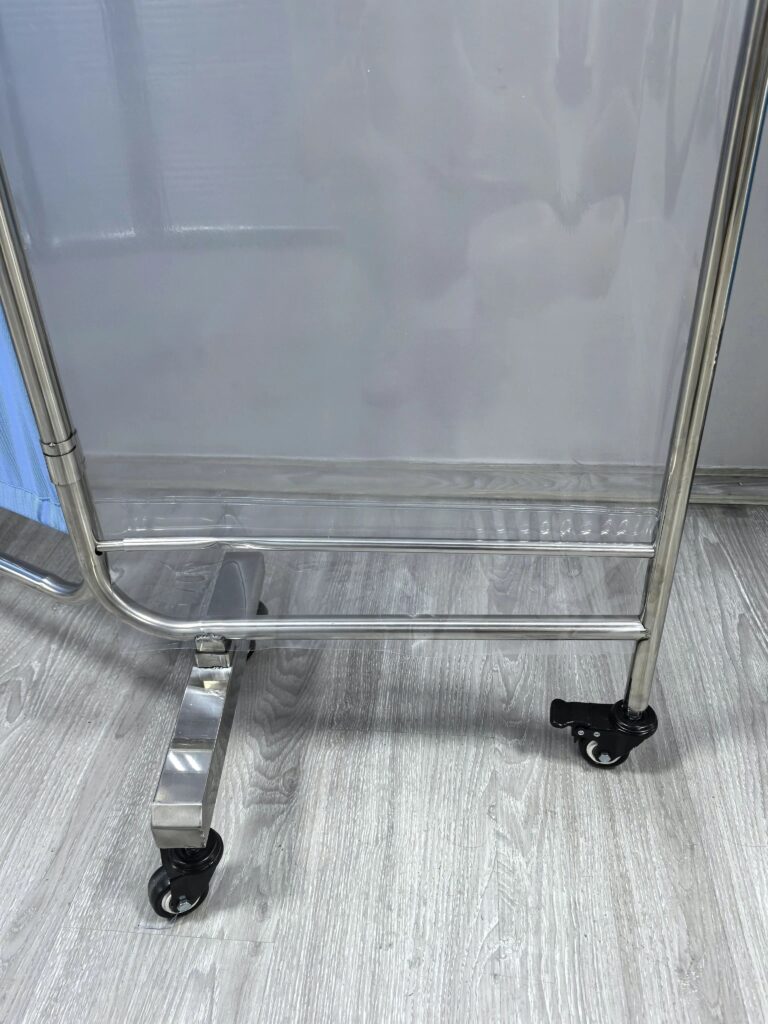 不鏽鋼四折 透明屏風 定製商品