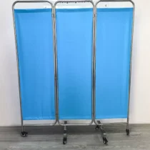 不鏽鋼三折屏風 PVC 防水布