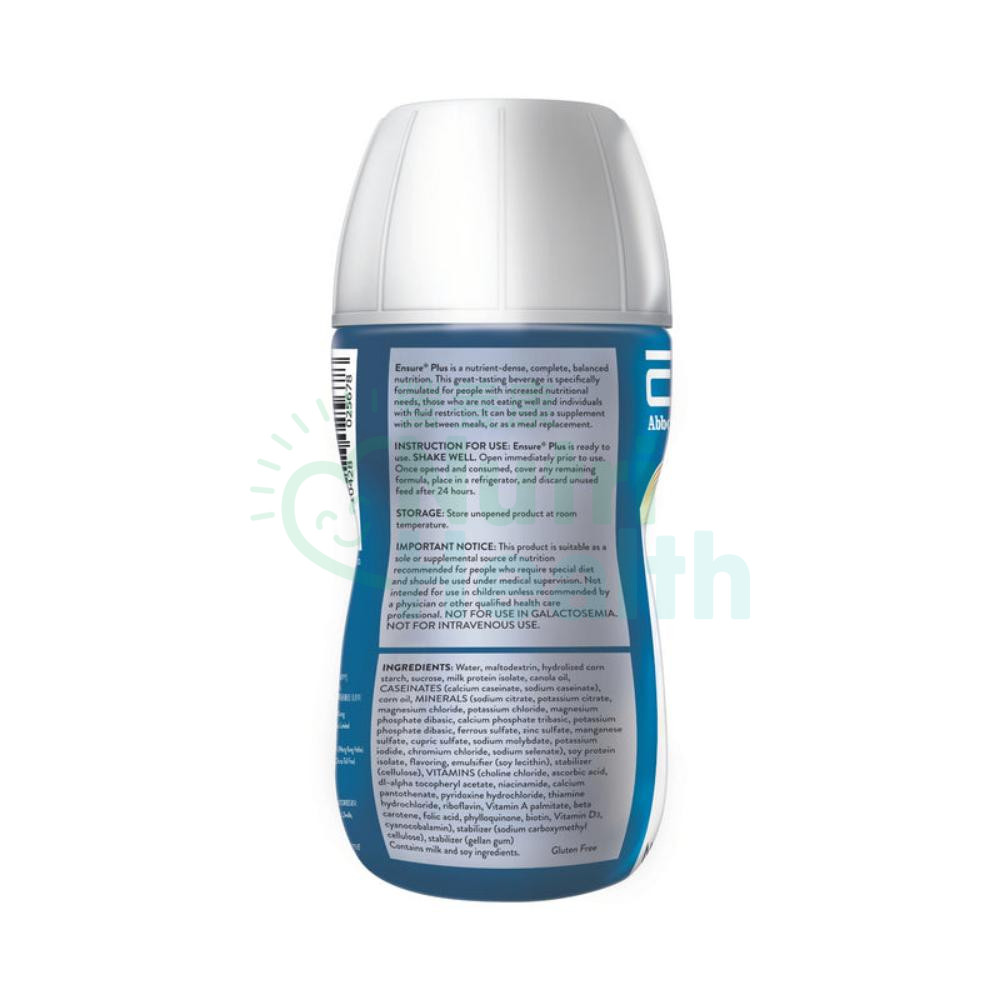雅培 Ensure Plus 加營素 高能量雲呢嗱味即飲裝(樽裝) 4支 - Image 3